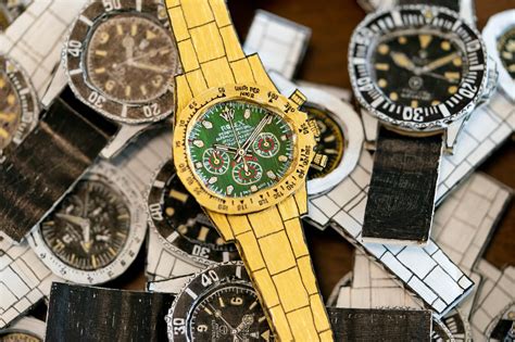 cardboard rolex